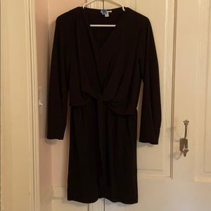 Topshop Black Long Sleeve Dress
